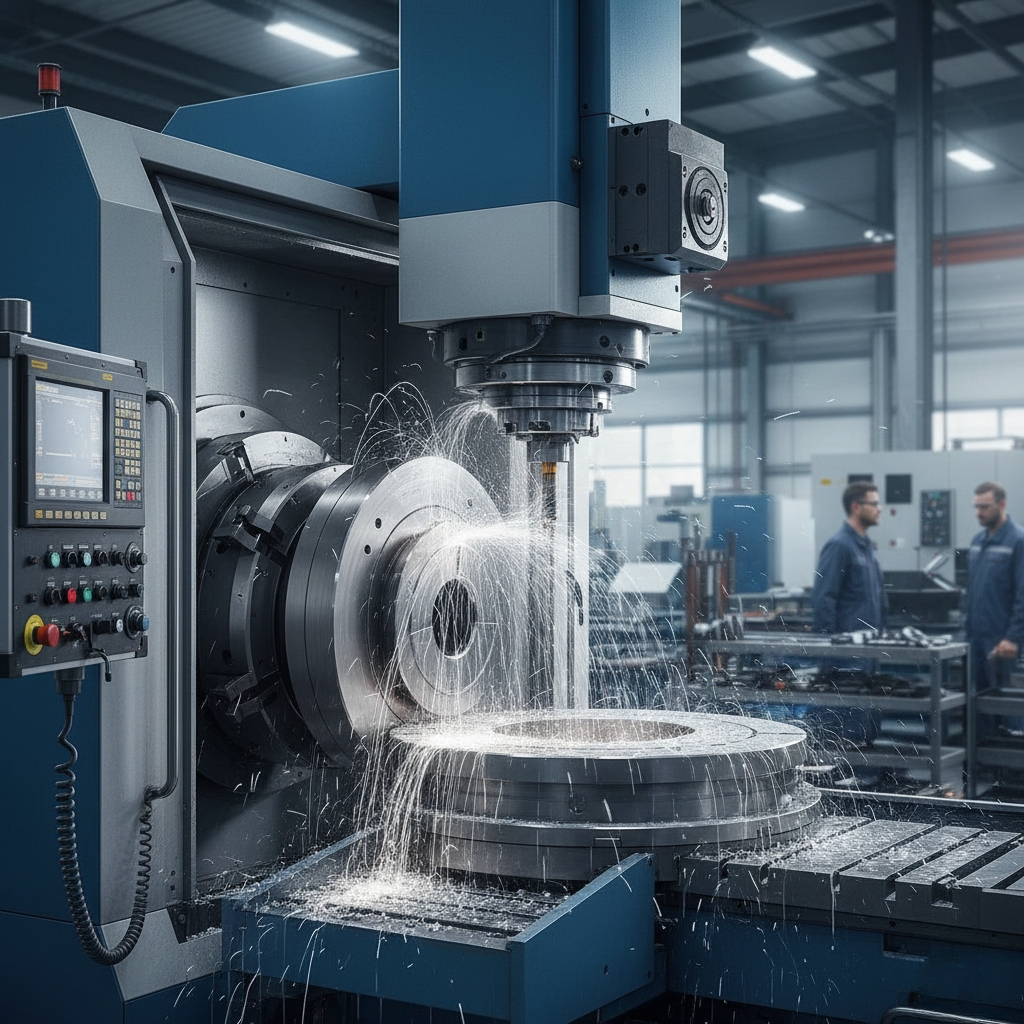 Vertikalno struganje na karusel strugu